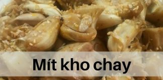 Mít kho chay