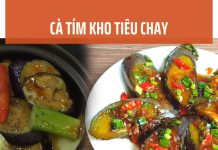 Cà tím kho tiêu chay