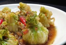 Công dụng của món bắp cải cuộn kho chay
