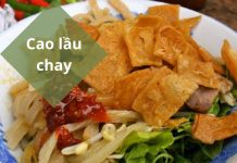 Cách chế biến món cao lầu chay "đậm vị" không khác gì món mặn