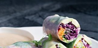 Bí quyết làm món gỏi cuốn ngũ sắc chay "chuẩn đét"