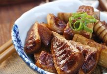 Măng kho xì dầu cho ngày ăn chay thanh tịnh