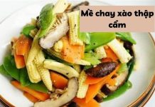 Công thức làm mề chay xào thập cẩm "mê li"
