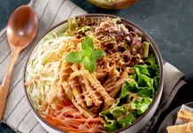 Bí quyết làm món Salad đậu hũ thanh đạm