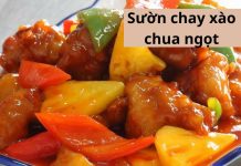 Sườn chay xào chua ngọt